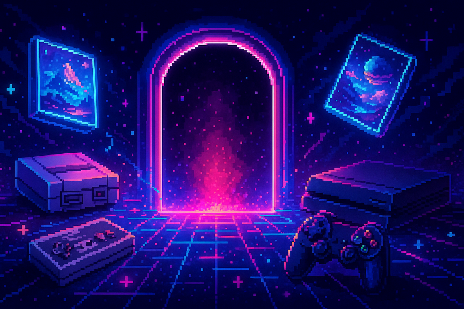 Capa pixel art: Conheça o EpicPixel: Seu Novo Portal de Videogames
