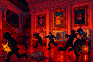 Capa pixel art: Casa Branca Rouba Arte do Pokémon Pokopia e Nintendo Não Perdoa