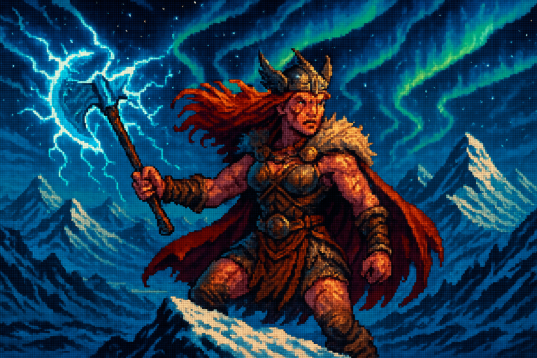 Capa pixel art: Bomba no State of Play: God of War Ganha Protagonista Feminina e a Internet Pegou Fogo