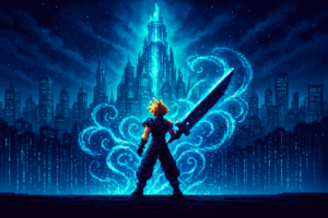 Capa pixel art: Final Fantasy 7 Parte 3 Pode Finalmente Aparecer: O Summer Game Fest ta Pronto Pra Fazer Historia
