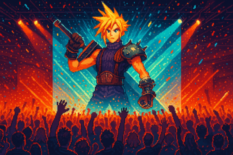Capa pixel art: O Pai Chegou na Festa: Final Fantasy 7 Revelation Explodiu o Summer Game Fest e a Galera Perdeu a Cabeça