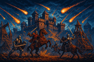 Capa pixel art: O Castelo Voltou: Stronghold 4 Desce do Cavalo e Vem Brigar com GTA 6 em 2026
