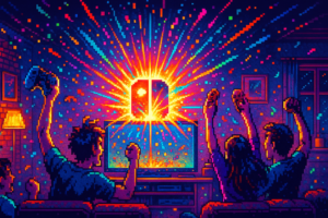 Capa pixel art: A Nintendo Finalmente Soltou a Bomba: Direct Hoje e a Comunidade Pirou Total!