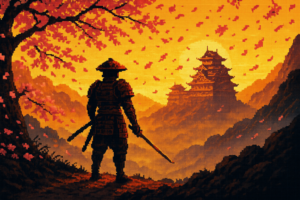 Capa pixel art: Samurai de Graça: Rise of the Ronin Chegou no PS Plus Hoje e a Sony Finalmente Acertou o Mês