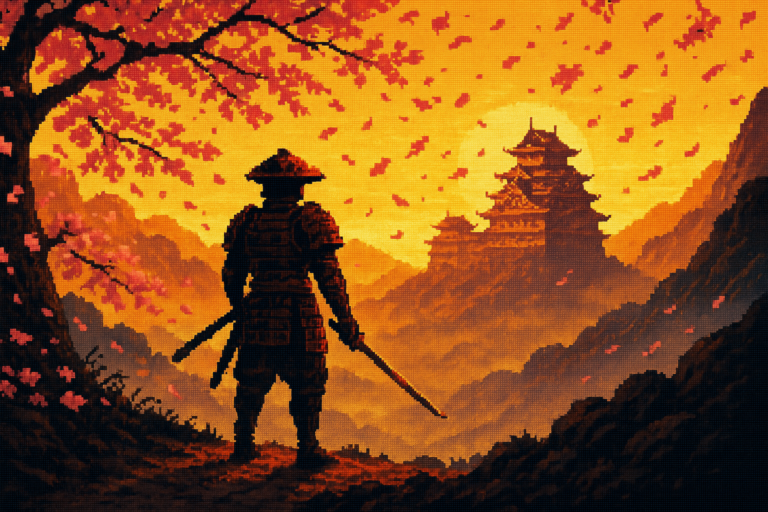 Capa pixel art: Samurai de Graça: Rise of the Ronin Chegou no PS Plus Hoje e a Sony Finalmente Acertou o Mês