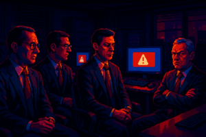 Capa pixel art: A PSN Caiu de Novo e a Sony Tá em Casa Fingindo que Não Viu Nada
