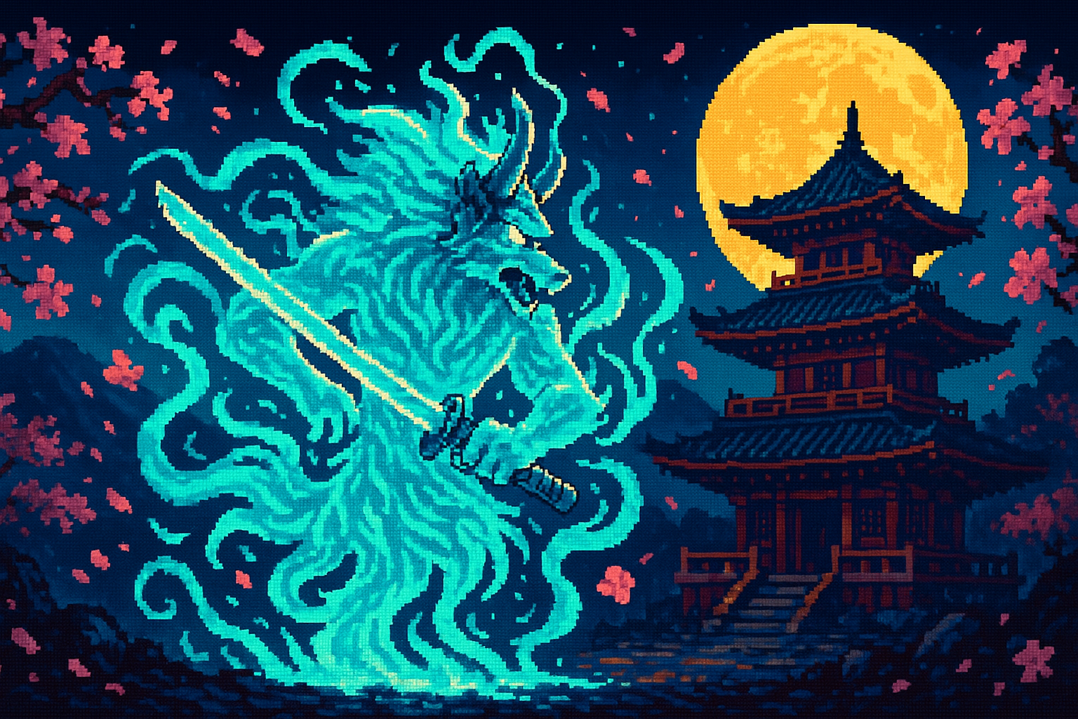 Capa pixel art: Review: Beast of Reincarnation — A Game Freak saiu do bolso e foi de katana