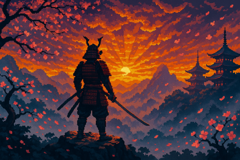 Capa pixel art: A Sucker Punch Enganou Todo Mundo: Ghost of Yōtei Vai Ter DLC de História e Modo Roguelike Sim, de Verdade