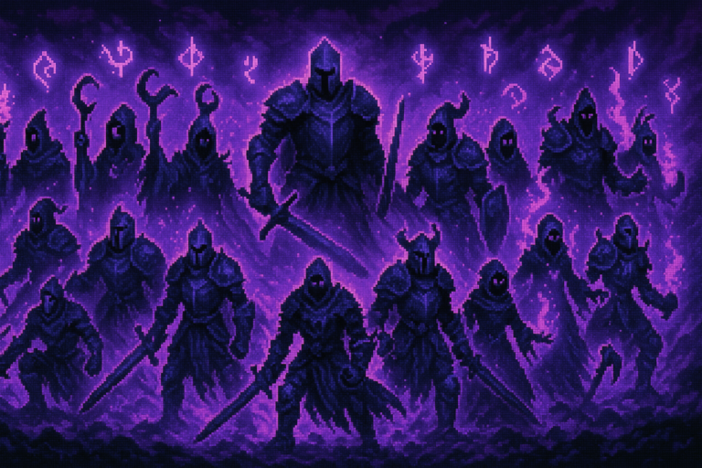 Capa pixel art: Miyazaki Vazou: As 14 Classes Sombrias de The Duskbloods Estão na Rua e a Internet Enlouqueceu