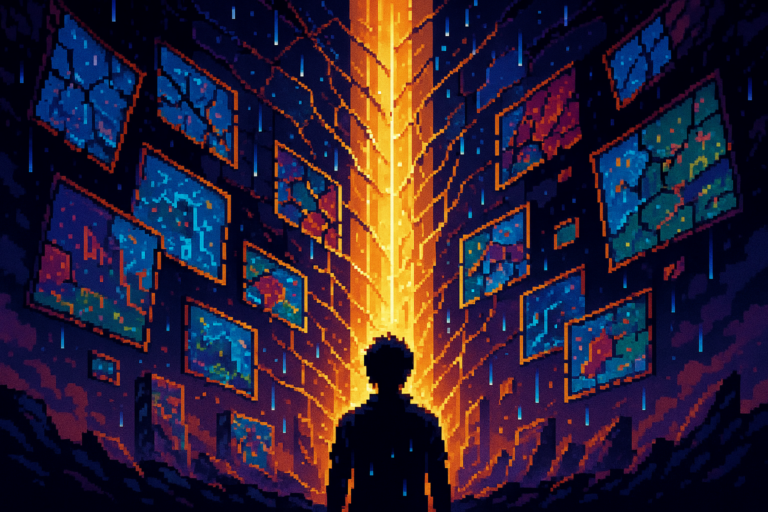 Capa pixel art: Chorei Assistindo: Final Fantasy VII Revelation Chegou Simultâneo em TUDO (Até no Switch 2, Gente)