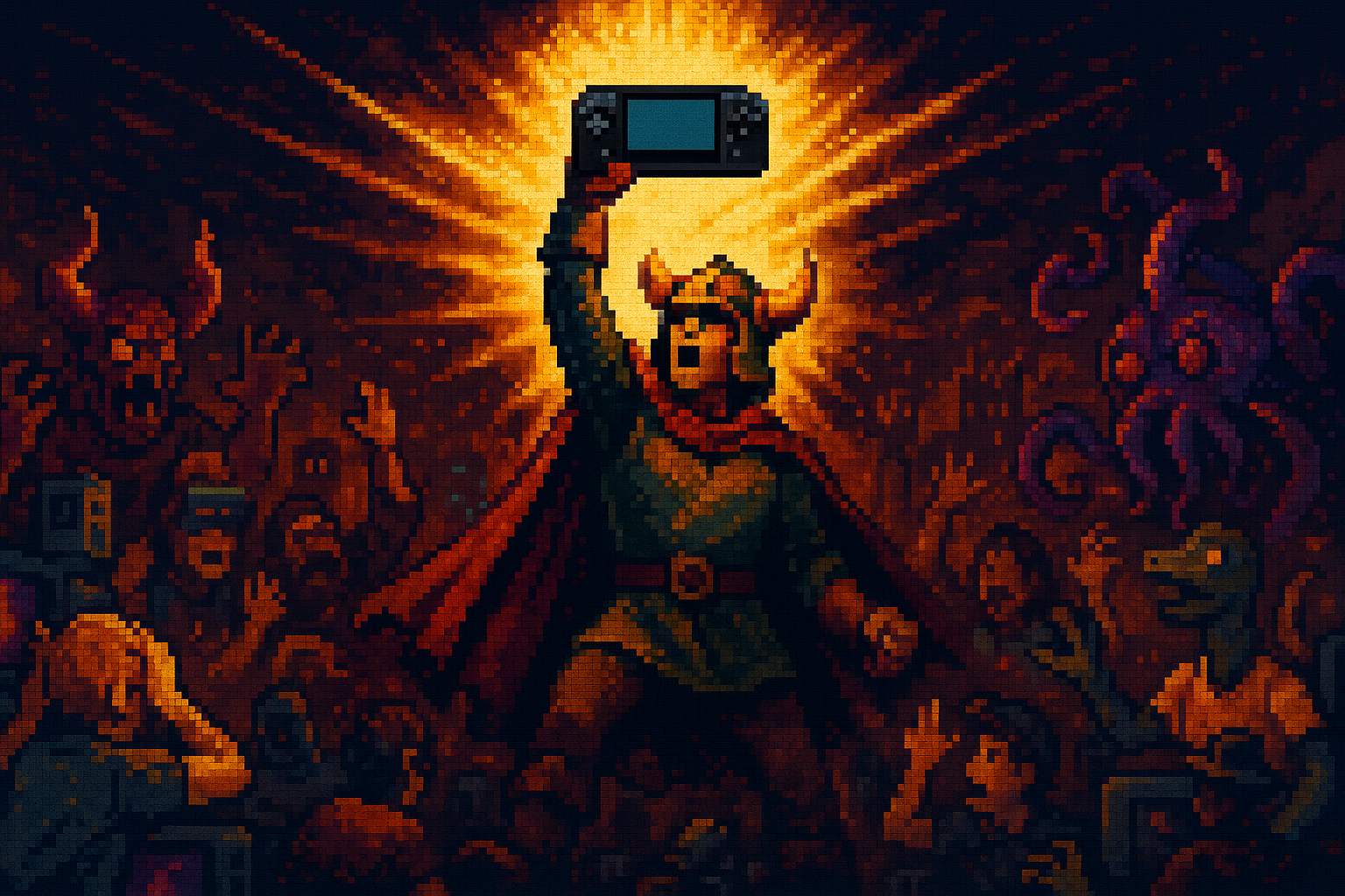 Capa pixel art: Elden Ring Chegou no Switch 2 e Sobreviveu ao Próprio Trauma de Gamescom