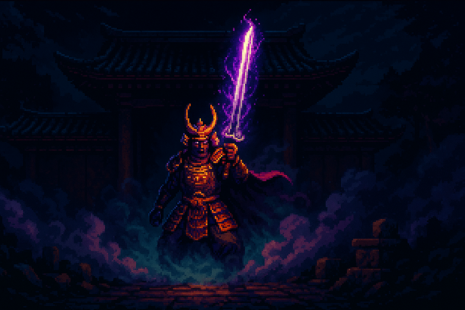 Capa pixel art: Onimusha Voltou Depois de 20 Anos e a Capcom Não Errou Uma Vírgula