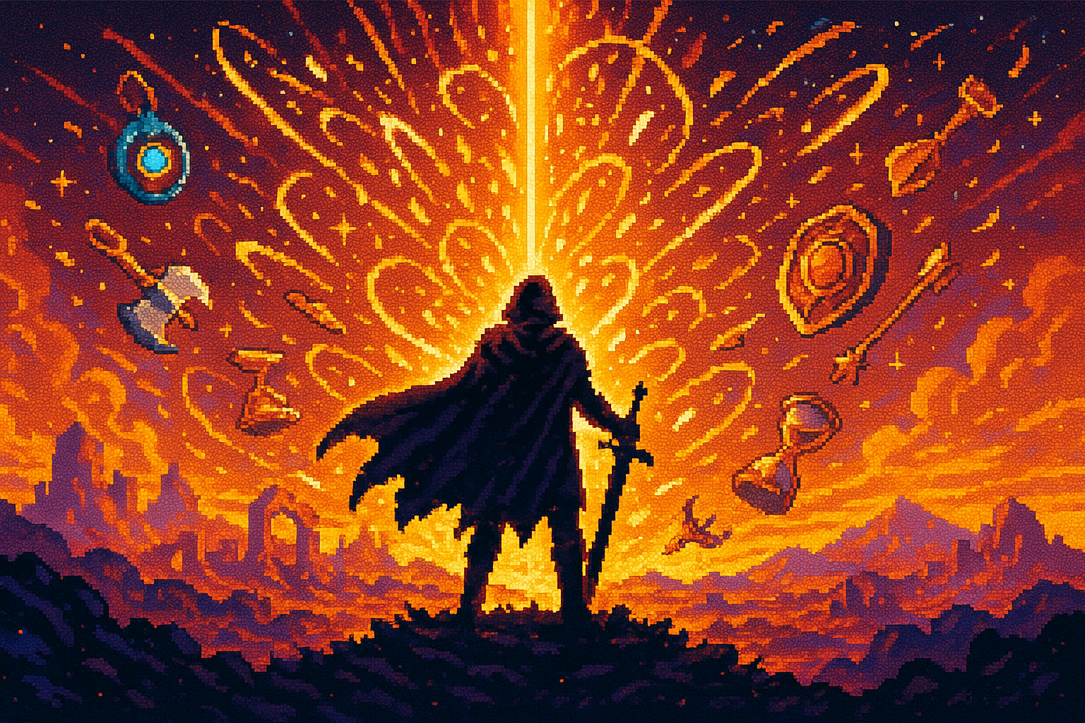 Capa pixel art: Zelda Fez 40 Anos e a Nintendo Resolveu Explodir Nossa Nostalgia de Uma Vez Só