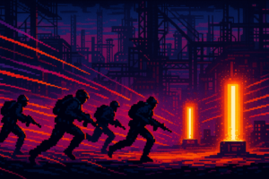 Capa pixel art: Review: ARC Raiders — o extraction shooter que fez todo mundo trocar de jogo da noite pro dia