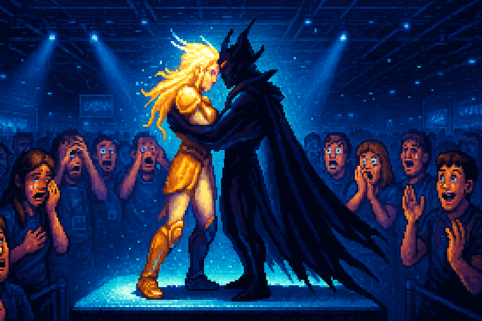 Capa pixel art: Cloud Abraçou o Sephiroth e a Internet Não Sabe Se Chora Ou Se Ri: FF7 Revelation Detona a TGS