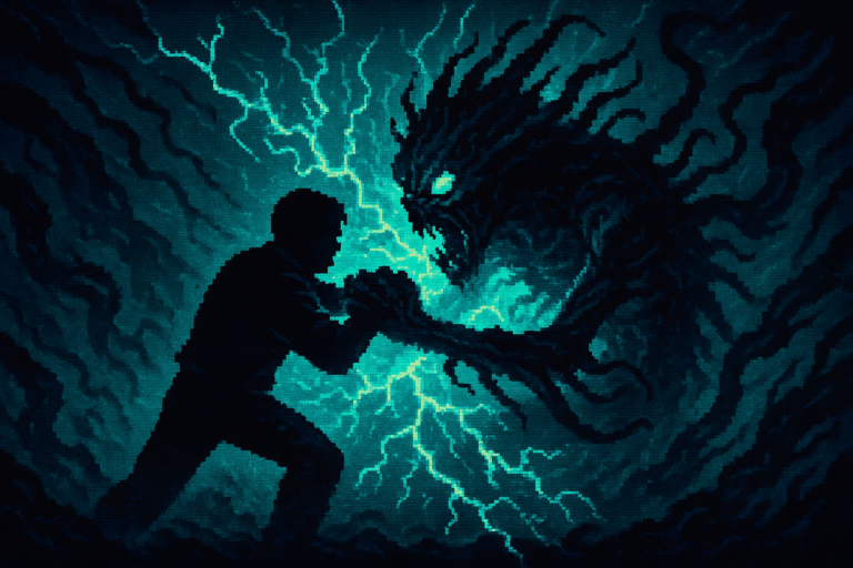 Capa pixel art: Review: Control Resonant — a sequência que trocou os tiros por porrada e ainda assim ficou mais assustadora