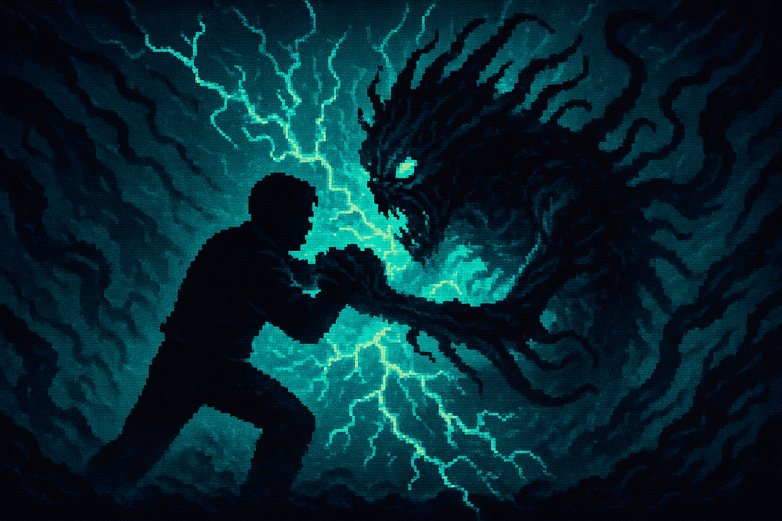Capa pixel art: Review: Control Resonant — a sequência que trocou os tiros por porrada e ainda assim ficou mais assustadora
