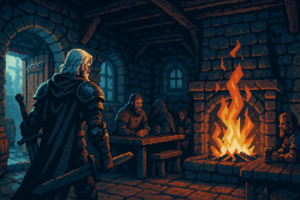 Capa pixel art: O Lobo Branco Voltou: Witcher 3 Remastered Chega De Graça (Mas o Fogo Tá Feio, Segundo a Internet)