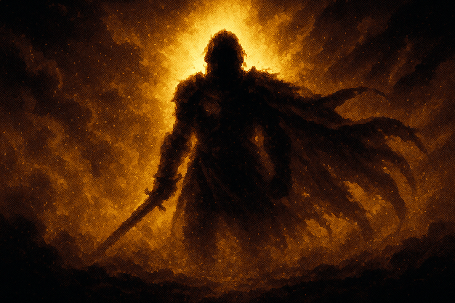 Capa pixel art: Jin Sakai Voltou do Além pra Roubar a Cena em Ghost of Yotei, e os Fãs Não Sabem se Choram ou Gritam