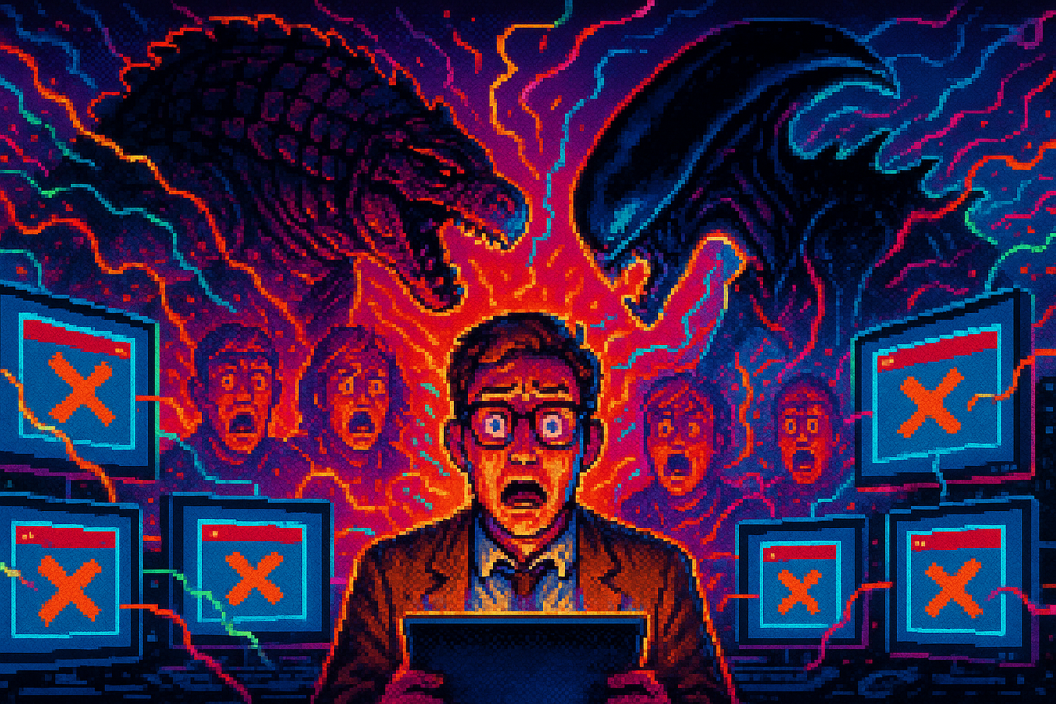 Capa pixel art: Jornalista Chama Locust de “Alien” e a Internet Gamer Simplesmente Surta