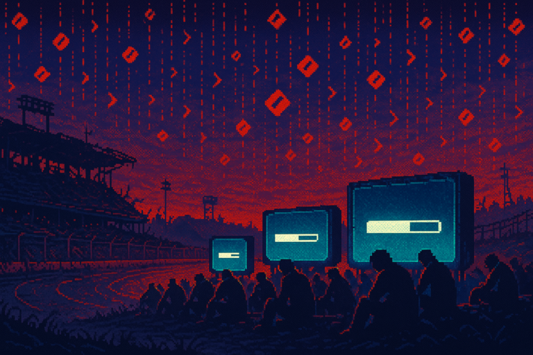 Capa pixel art: Forza Horizon 6 Vira Bagunça: Comunidade Revoltada, PS5 Atrasado e Playground Pedindo Desculpas