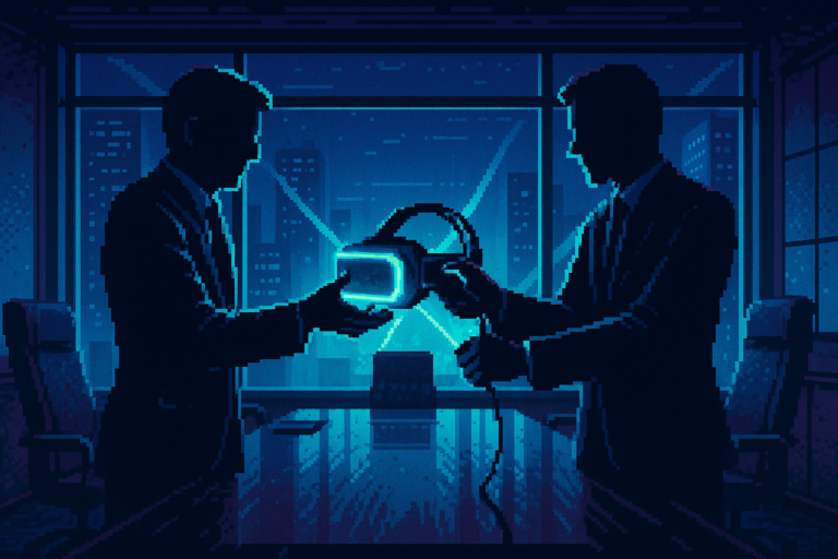 Capa pixel art: Sony Jogou a Toalha: Vendeu as Patentes do PSVR pra Meta e Agora É Oficial (Quase)